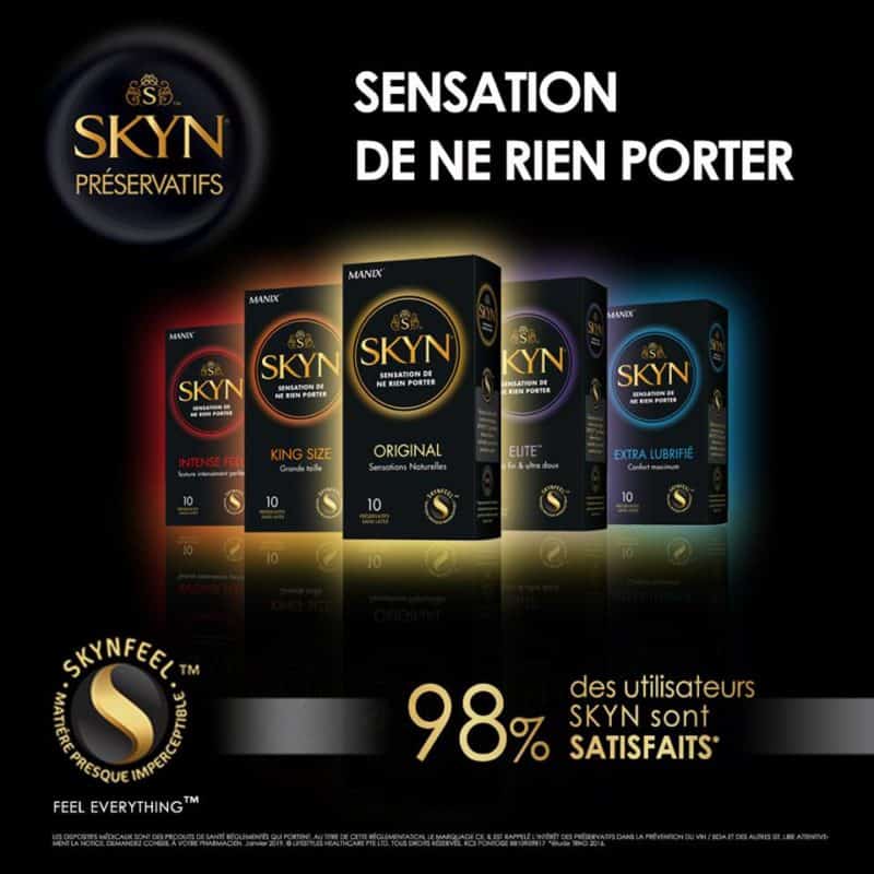 Skyn Préservatifs lubrifiants vegan