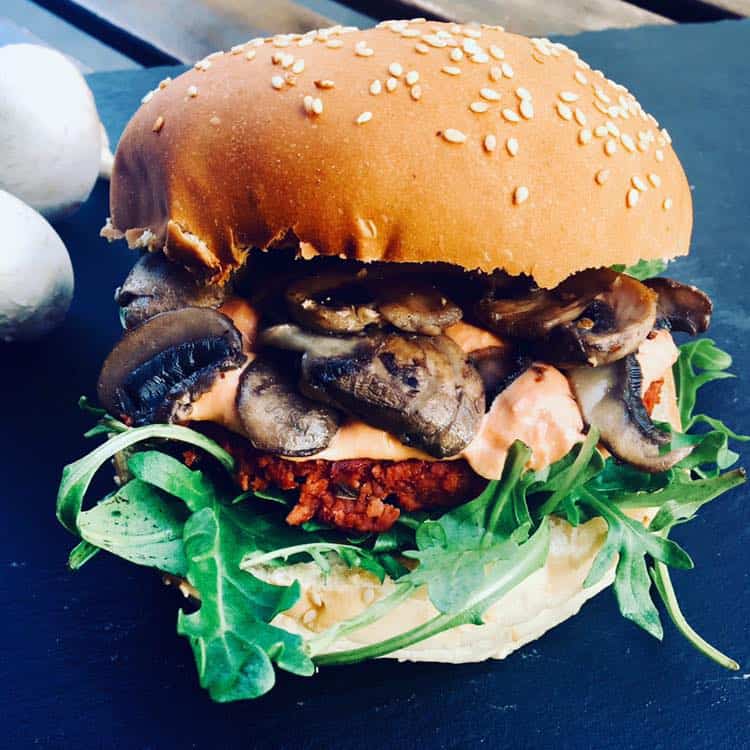 East side burgers vegetal vegan champignon porn food paris