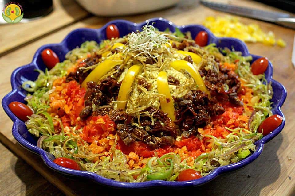 Le haricot magique traiteur vegan cru santé bordeaux plat