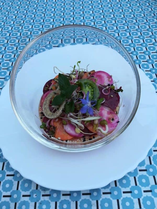 Qui de la poule restaurant végétalien vegan végétal traiteur bordeaux verrine