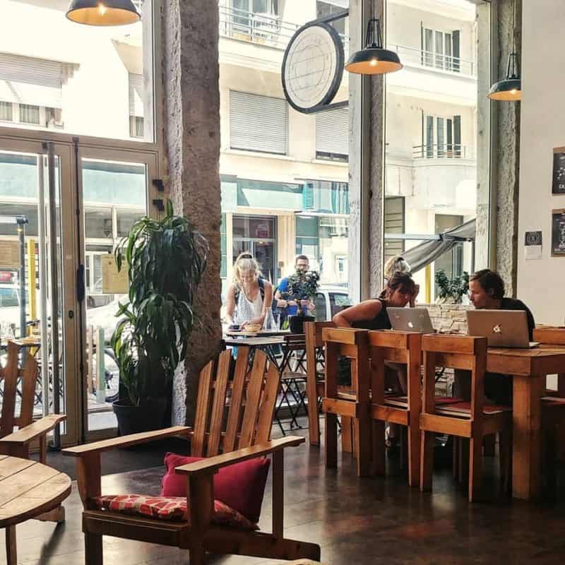Le labo coffe shop vegan vege friendly lyon déco
