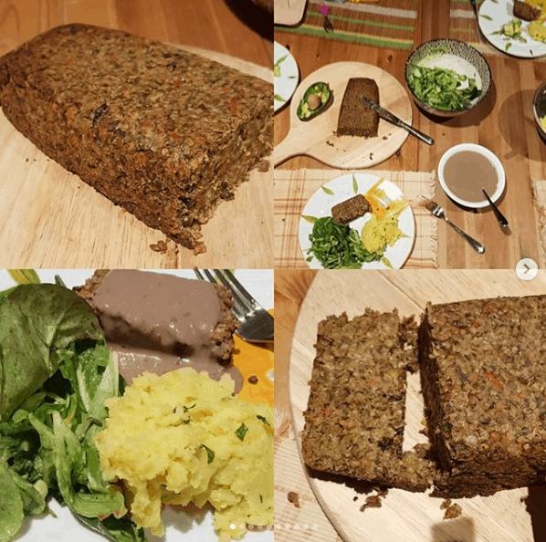 L&rsquo;ours herbivore restaurant vegan bio local sans gluten saint brieuc pain de lentilles