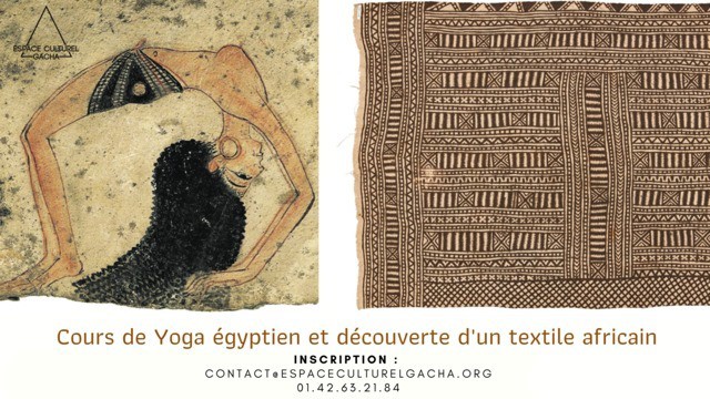 Cours de yoga égyptien & découverte d'un textile africain à Paris 1