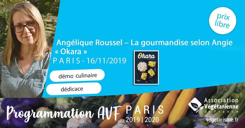 Démo culinaire et dédicace d'Angélique Roussel alias La gourmandise selon Angie 1