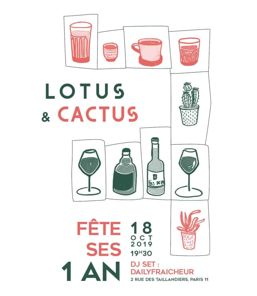 Lotus & Cactus - Fête les 1 an à Paris 1