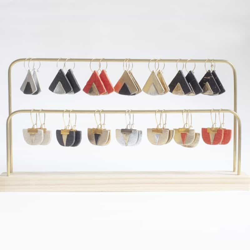 Wonder women of the world -Www maroquinerie bijoux végétale vegan boucles d&rsquo;oreilles