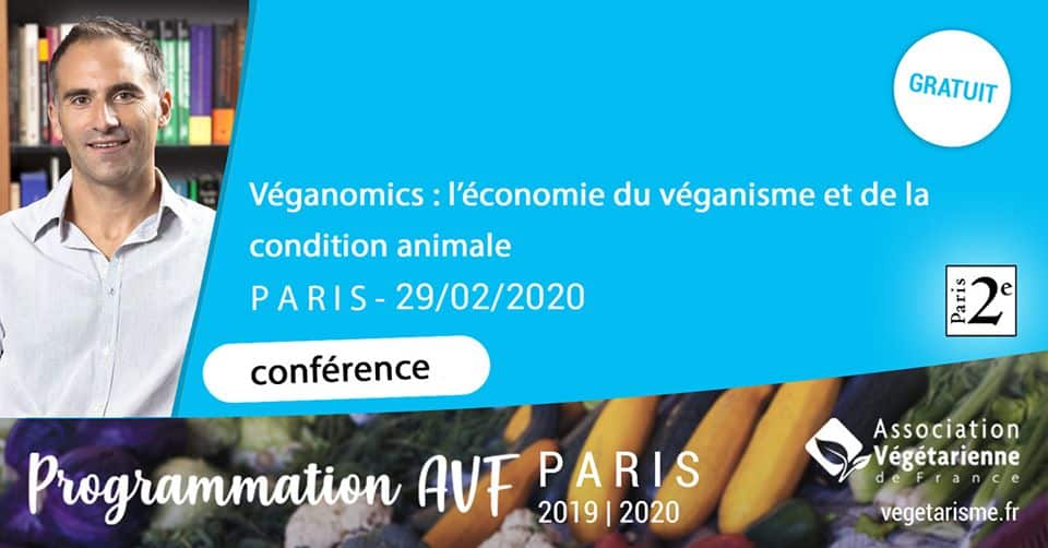 Conférence «Véganomics : économie, véganisme, condition animale» Paris 1