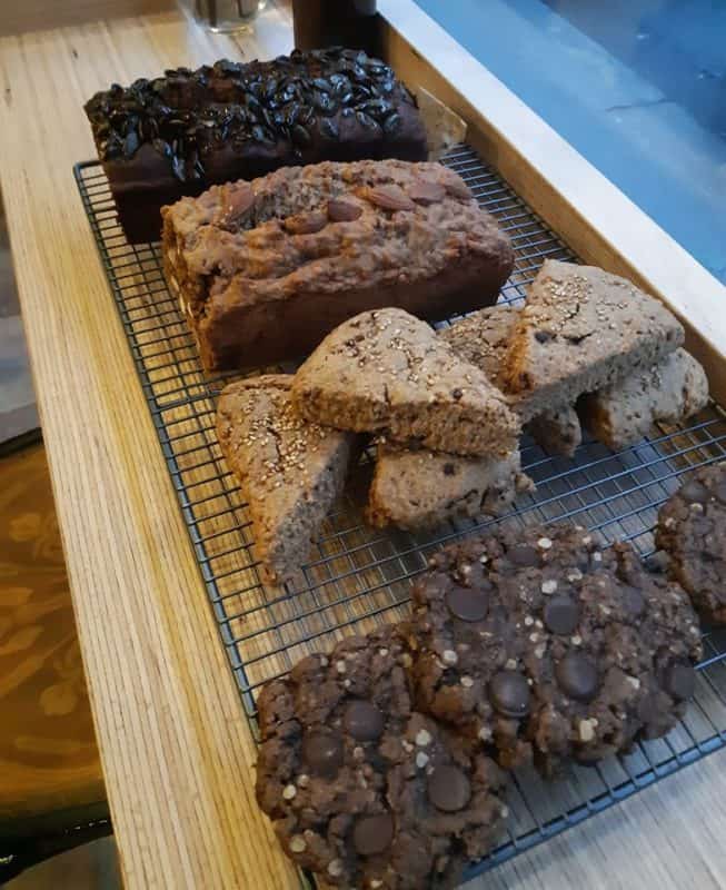 Grounded restaurant coffe shop café paris vegan végé friendly cookies
