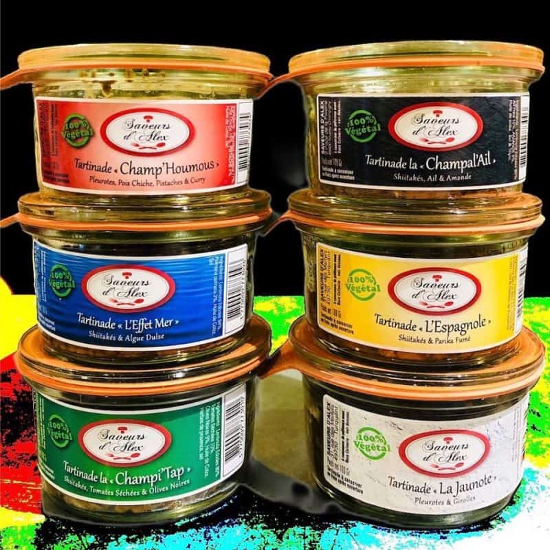 La maison vegan magasin d&rsquo;alimentation bio Puteaux tartinade saveurs d&rsquo;alex